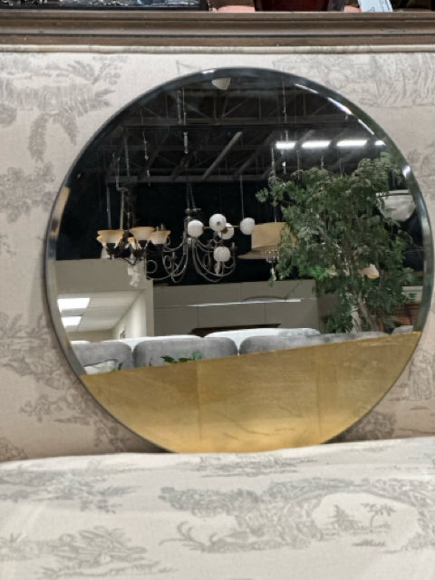West Elm Mirror with Gold Trim [MHF]
