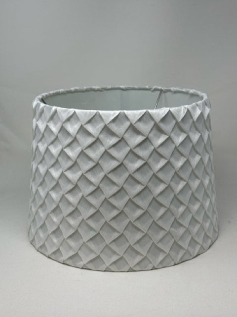 Round White Fabric Lamp Shade