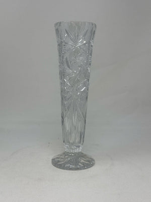 Pinwheel Crystal Vase