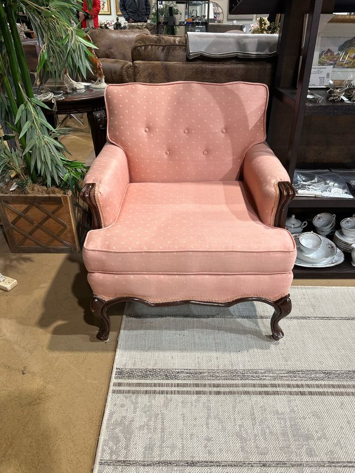 French Provincial Fabric Accent Chair