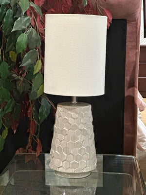 Taupe Ceramic Base Table Lamp