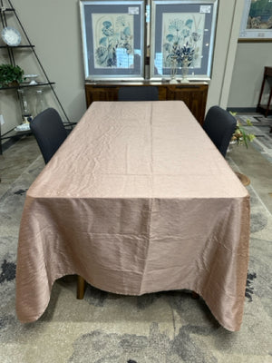 58" x 120" Rose Gold Tablecloth