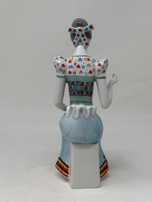 Hungarian Hollohaza Porcelain Figurine