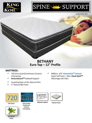 KK-Bethany Pillow Top  Mattress [NEW]