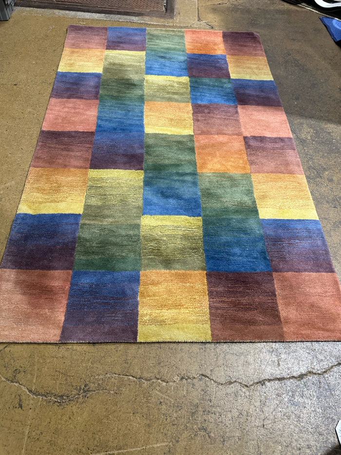 5' x 8' Multi Color Carpet