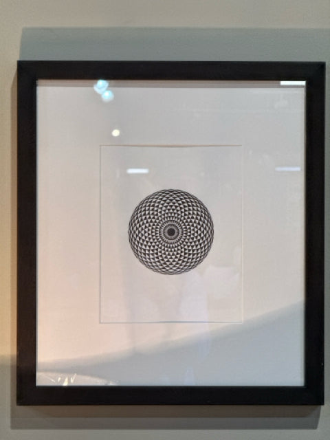 Brown Woodgrain Framed Wall Art