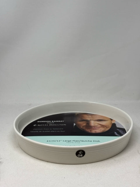 Gordon Ramsay Maze by Royal Doulton Large Flan/Quiche Dish