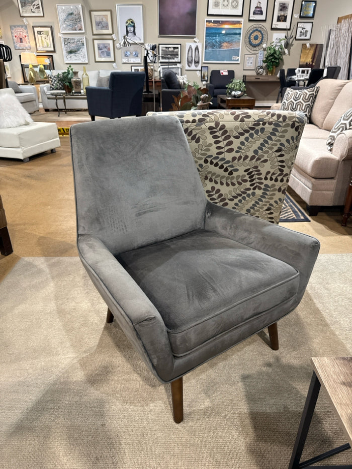Grey Fabric Accent Chair [MHF]