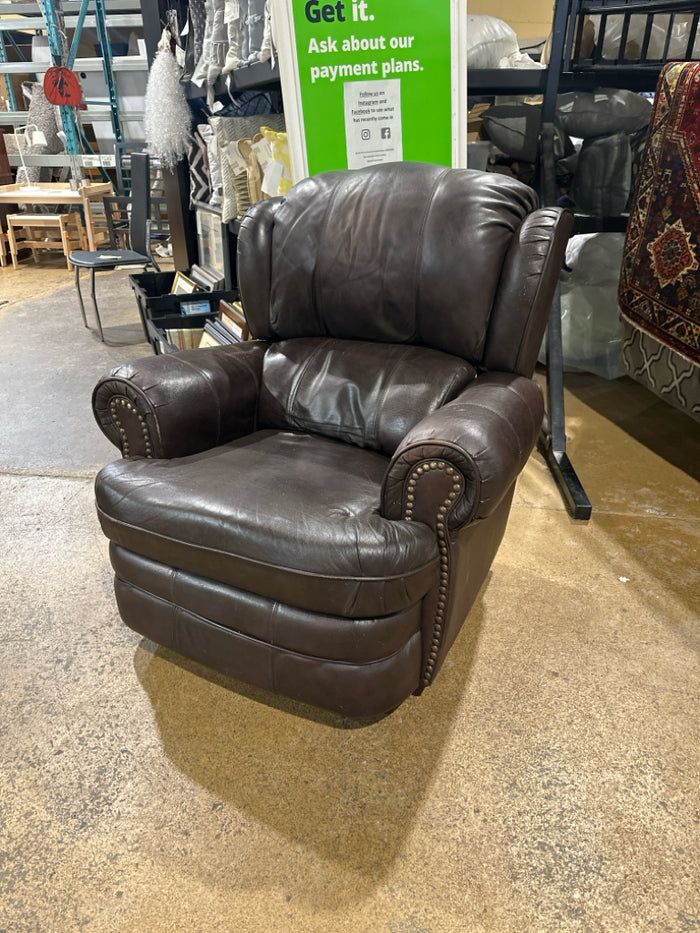 Genuine Leather Recliner Chair