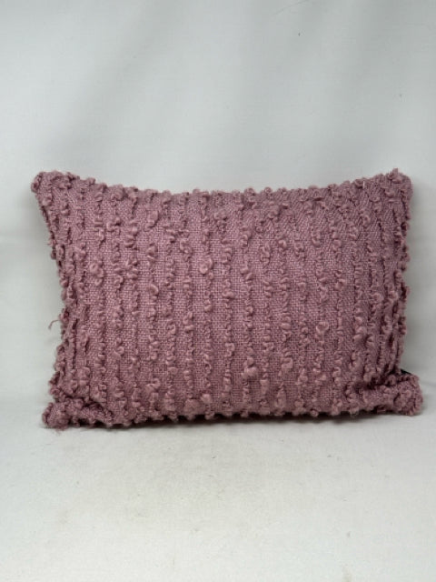 Dusty Rose Textured Rectangular Pillow [MHF]