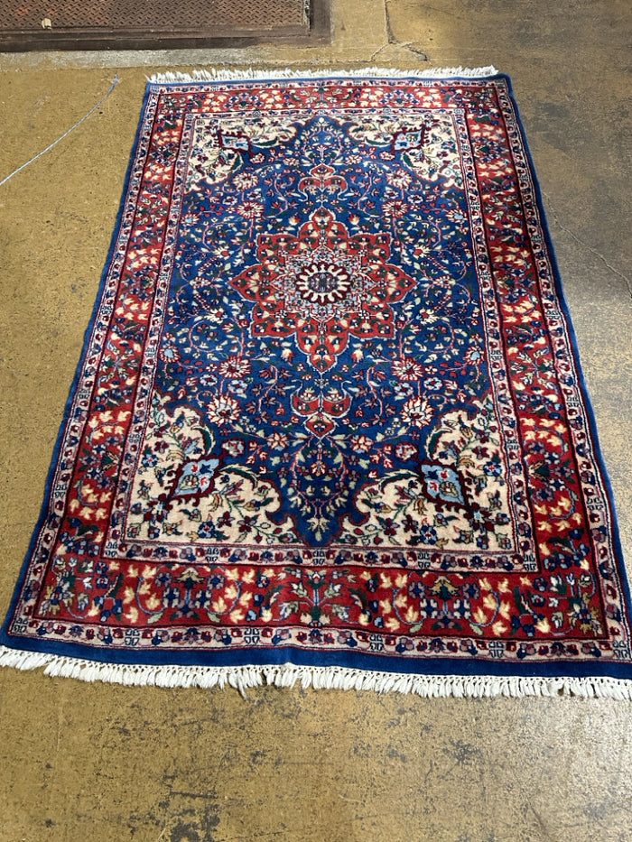 4' x 6' Hand Knotted Wool Carpet