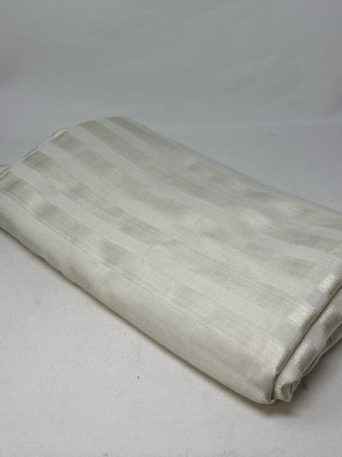 Rectangular Soft Gold Stripped Tablecloth