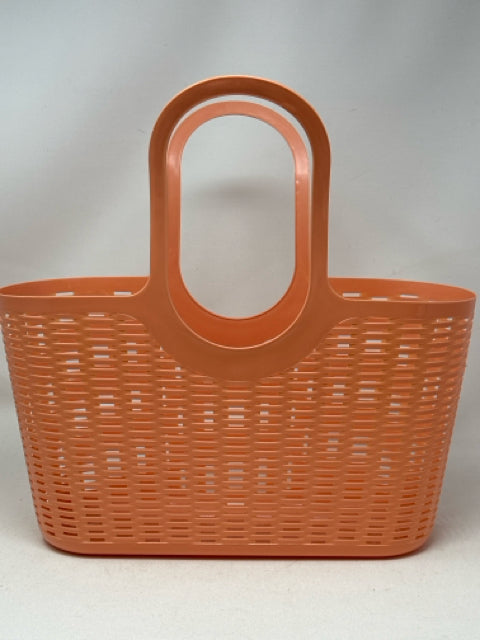 Orange Plastic Tote