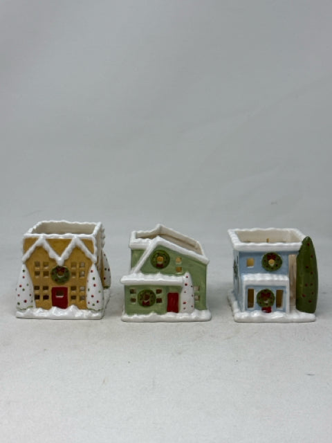Partylite Village Square T-Lite Trio Set