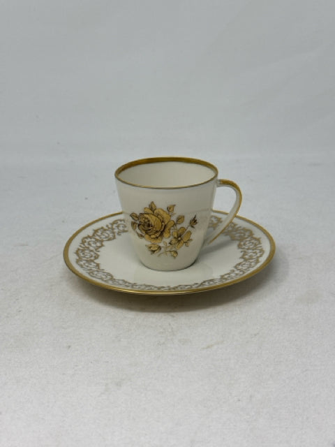 Gloria Echt Gold  Demitasse Cup & Saucer