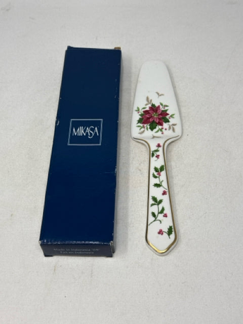 Mikasa Holiday Delight Petite Bone China Cake Server