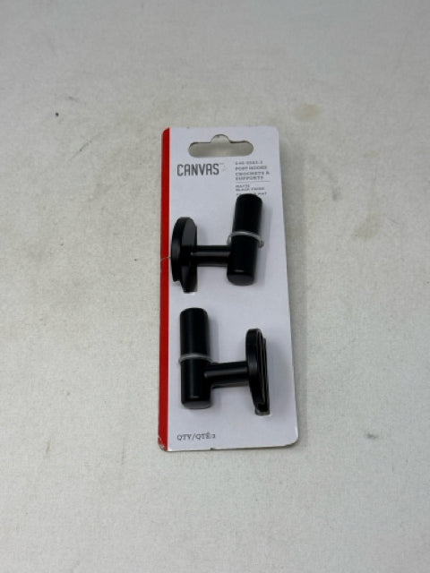 Canvas Matte Black Post Hooks