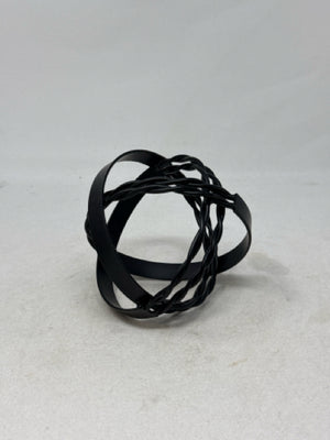 Black Metal Sphere Table Decor