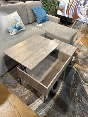 Grey Lift Top Coffe Table