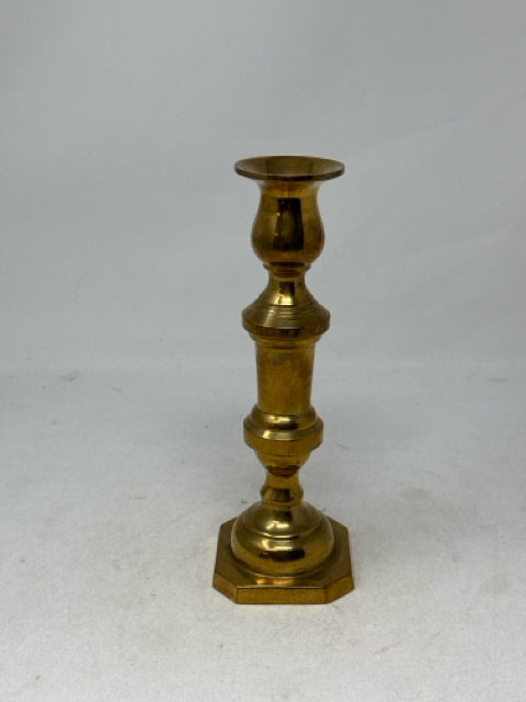 Brass Tapered Candle Holder