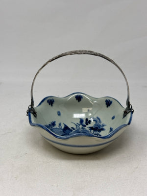 Delft Blauw Bowl with Silver Handle