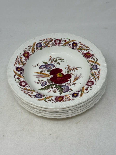 Set of 6 Wedgwood Etruria Cornflower Bowls
