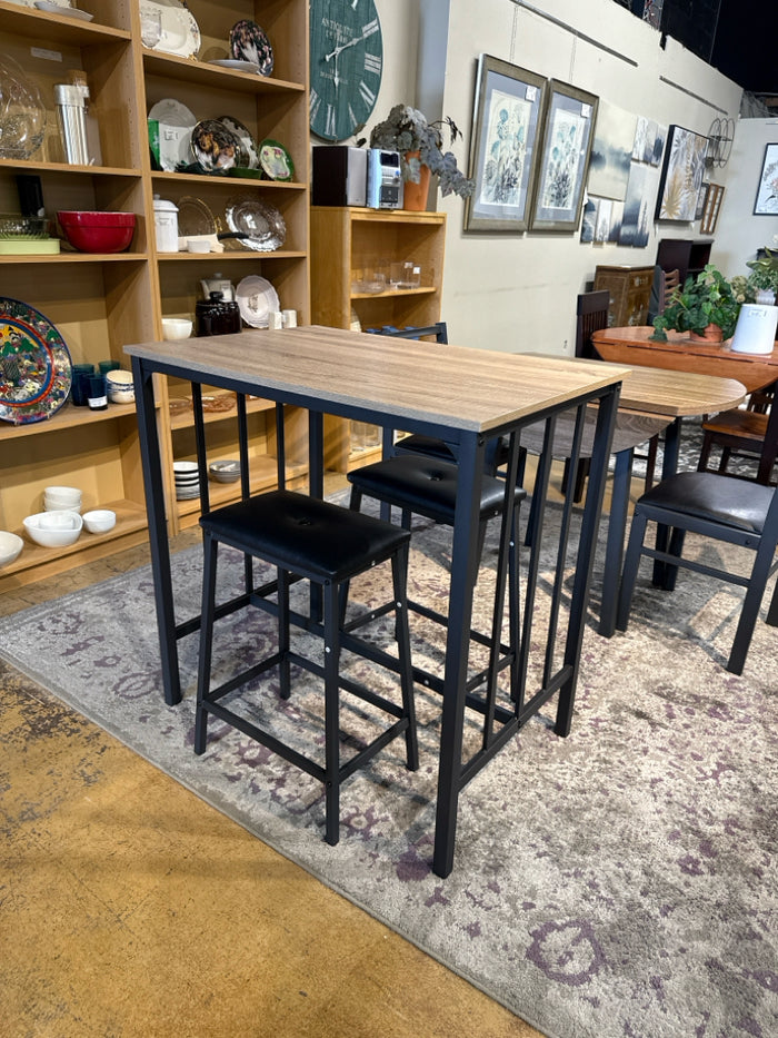MS I- 1143 3 Piece Counter Height Table & Chairs [NEW]