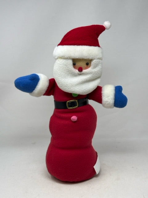 Stuffed Santa Table Decor