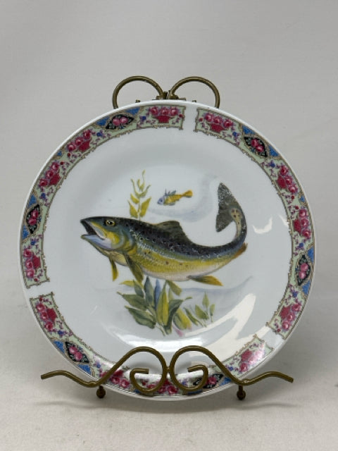 Richard Ginori Italy Porcelain Collector Plate (Fish)