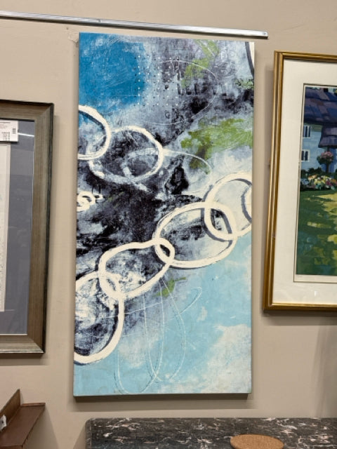 Blue Canvas Wall Art