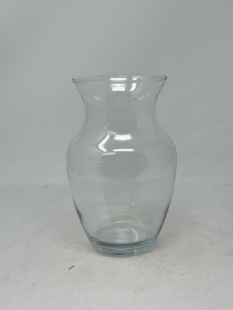8" Fluted Glass Vase