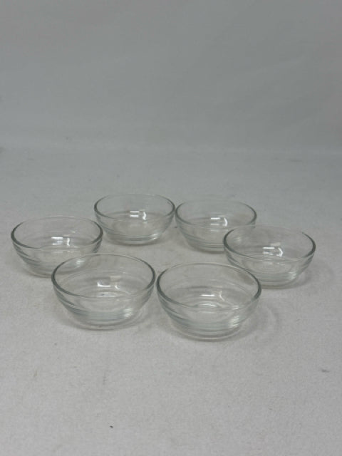 Set of 6 - 2" Duralex Mini Glass Dishes