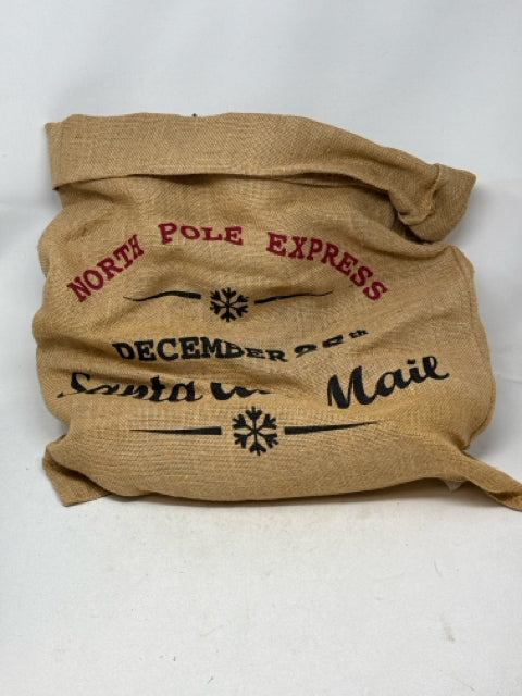 Santa Burlap Sack