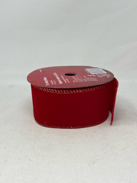Xmas Ribbon Red Velvet