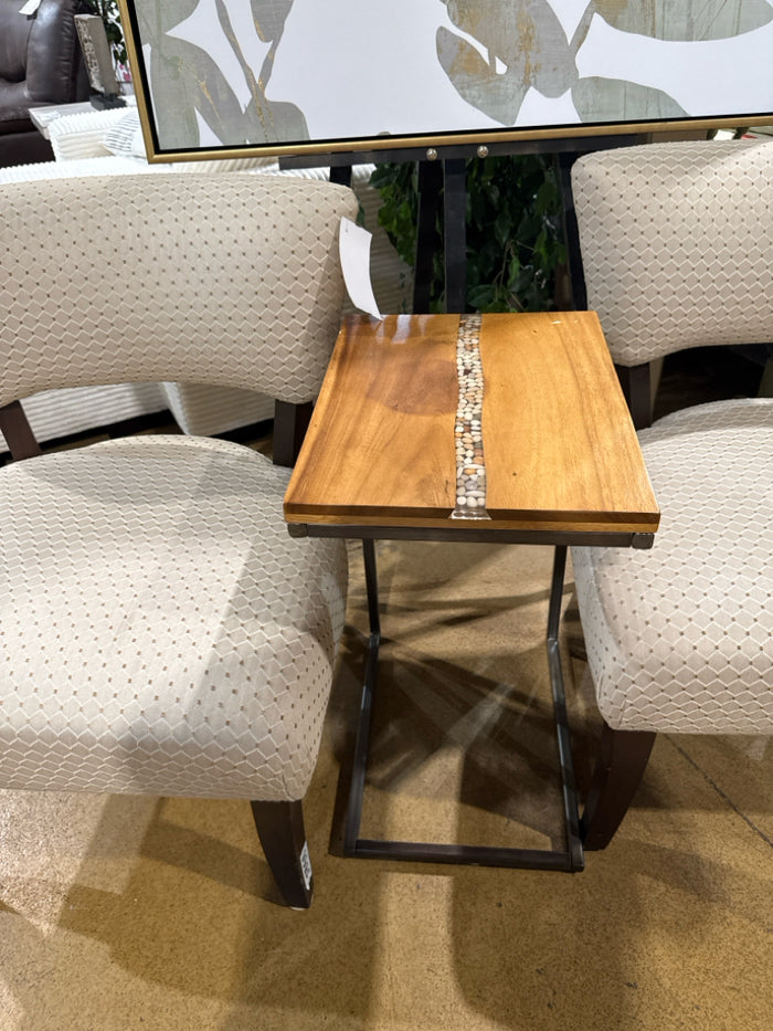 Wood & Metal Accent Table [MHF]
