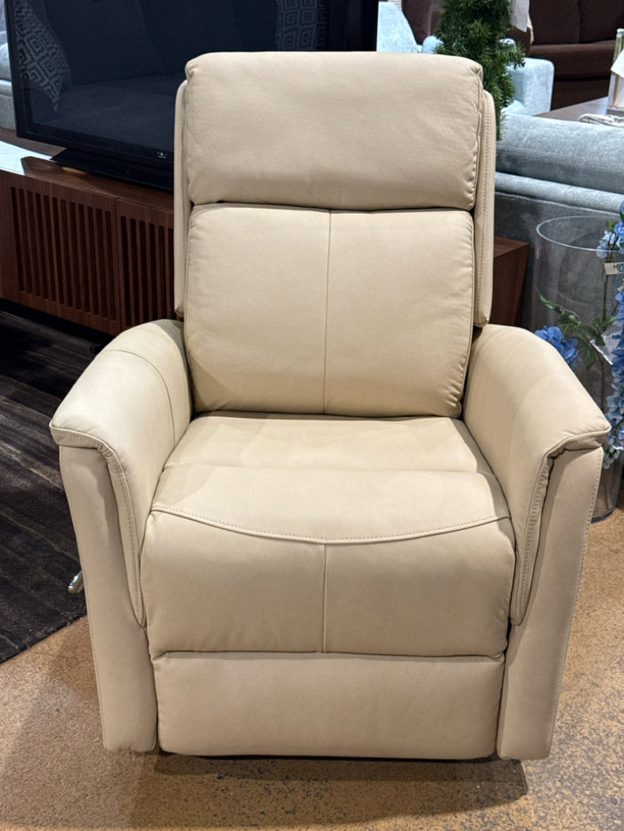 IF 6384 Recliner Chair Ivory Leather Match [NEW]