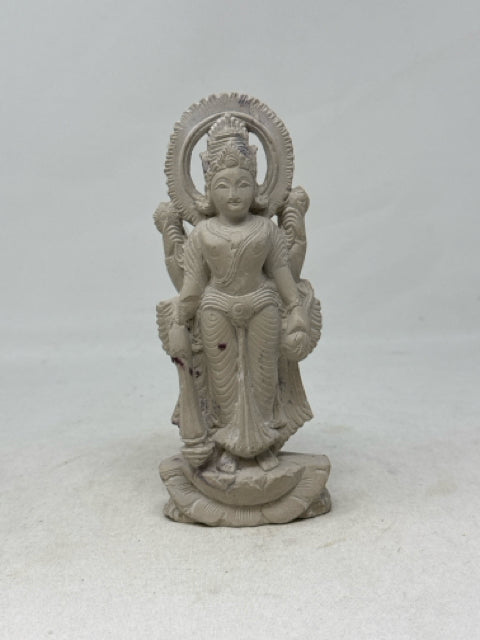 Stone Hand Carved Hindu Deity Lord Vishnu