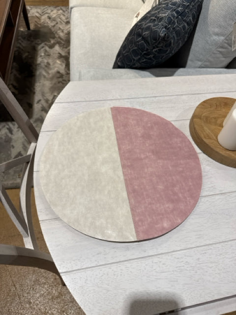 Uashmama 5 Round TEC Spezzato Waxed Washable Paper Placemats Made in Italy [MHF]
