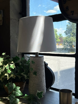 Signature Design by Ashley Chaston Antique White Metal Table Lamp