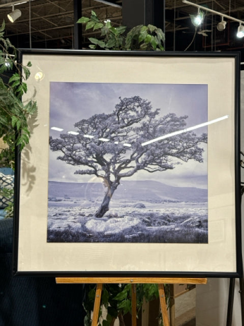 Black Framed Tree Landscape Wall Art [MHF]