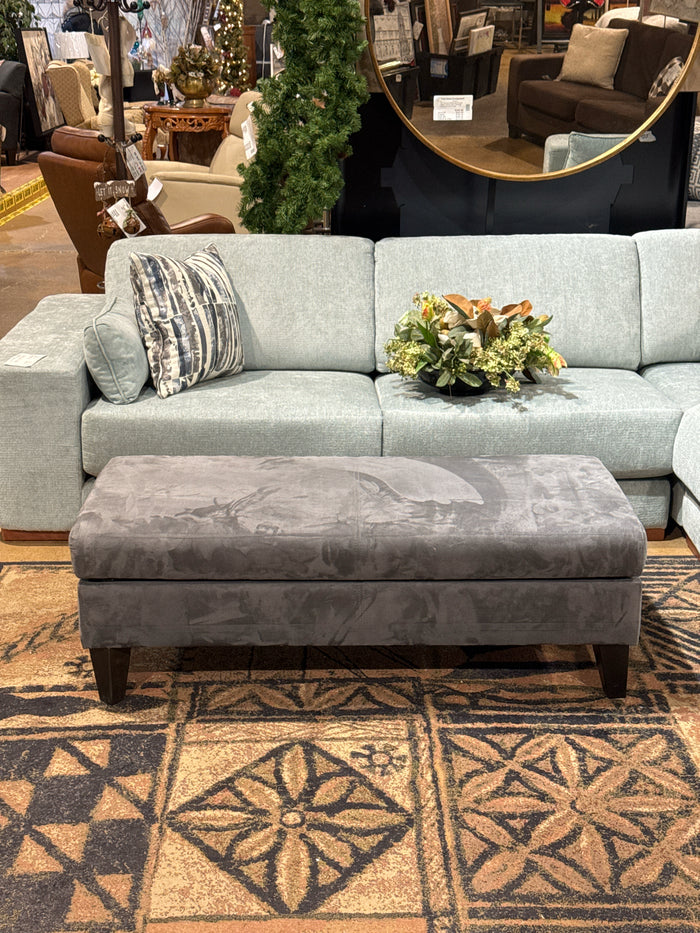 Fabric Storage Ottoman