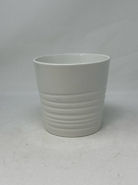 Ikea 5" White Plant Pot