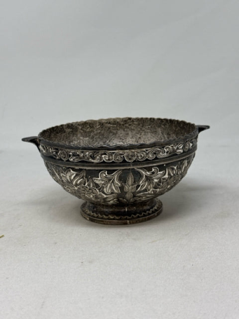 Repousse Silver Bowl