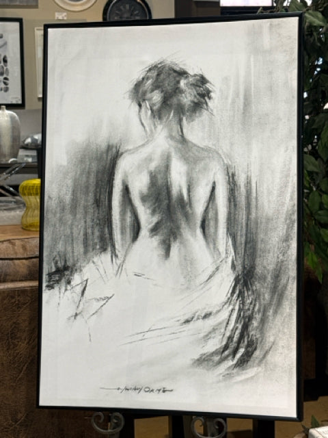 "Soft Silhouette II" Drawing Wall Art by E. Anthony Orme