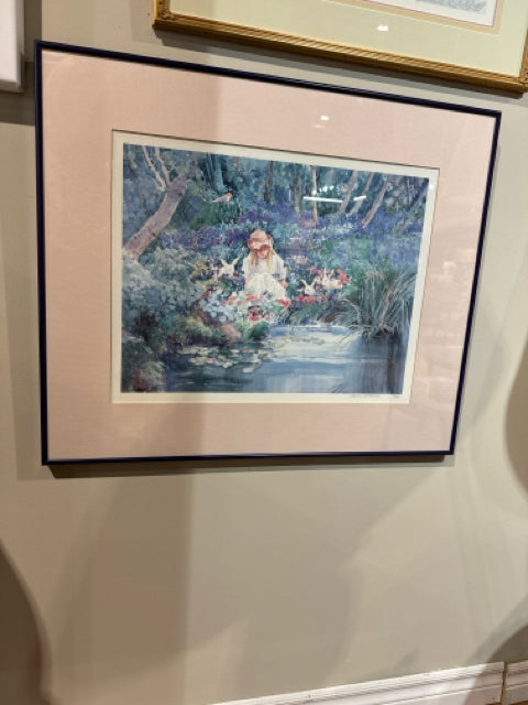 S&N Watercolour Painting by Dawna Barton "Garden Friends"