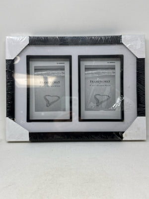 Double Black Photo Frame