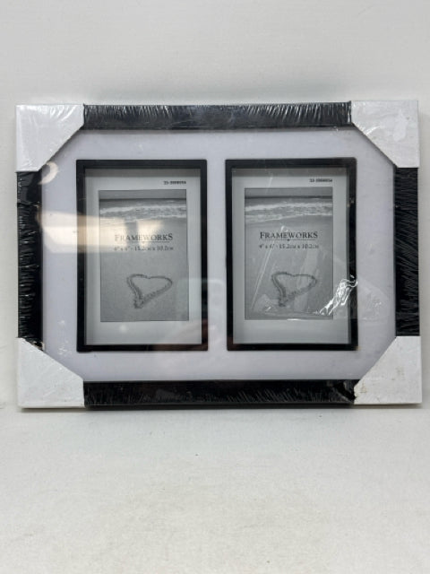 Double Black Photo Frame
