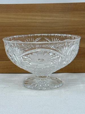 Round Pinwheel Pedestal Bowl