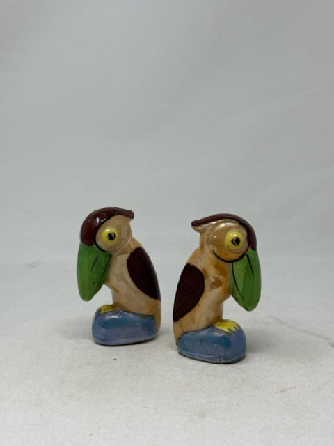Vintage Toucan Salt & Pepper Shakers