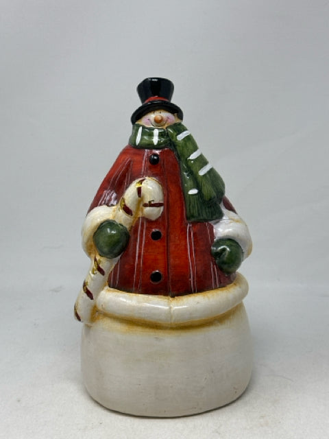 Ceramic Snowman Figurine